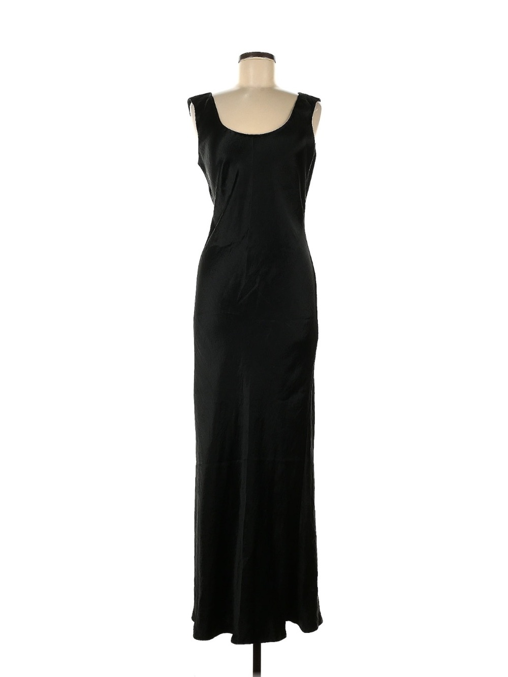 Theory Black Scoop Neck Maxi Dress